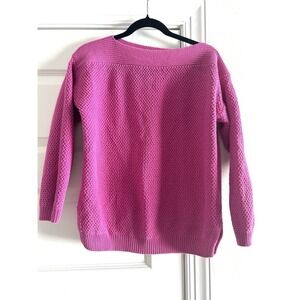 Lauren Ralph Lauren Knit Sweater Sz M Feminine Boat Neck Preppy Mature Love